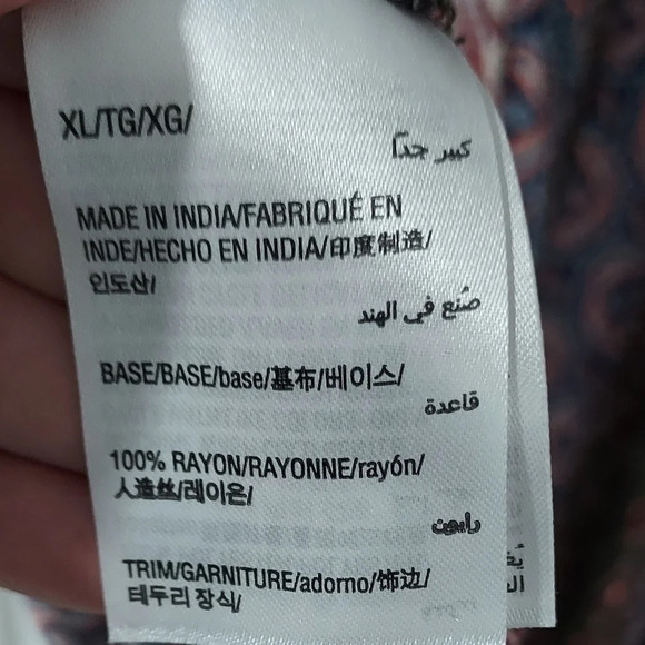 Style & Co Multicolored Tunic Dress in Size XL (Extra Large) Created for Macy's - Picture 13 of 13